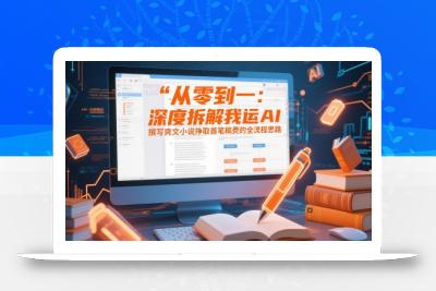 从零到一：深度拆解我运用AI撰写爽文小说挣取首笔稿费的全流程思路