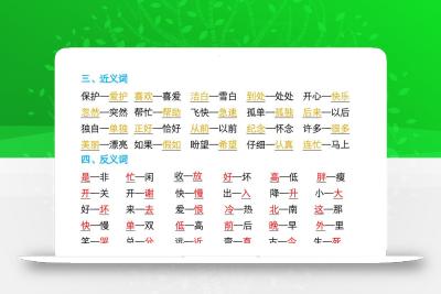 新版一年级语文下册全册重点知识总结-7页