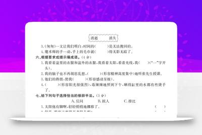 六年级语文下册第三单元培优提升卷