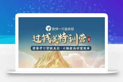 剽悍一只猫-过钱关特训营，学习营销真经 大幅度提高创富效率
