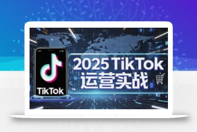 2025TikTok电商运营，掌握TikTok店铺运营核心技巧，实现低成本高转化
