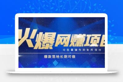 火爆全自动搬砖项目，可批量矩阵操作，爆款落地长期可做【揭秘】