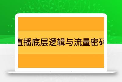 直播底层逻辑与流量密码：定位模型+案例拆解，急速流承接与数据优化全攻略