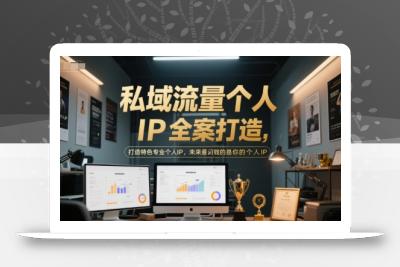 私域流量个人IP全案打造，打造特色专业个人IP，未来最值钱的是你的个人IP
