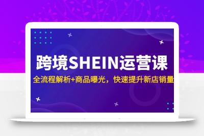 跨境SHEIN运营课，全流程解析+商品曝光，快速提升新店销量