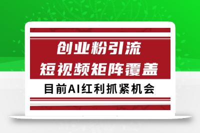 创业粉精准引流 CY赛道引流获客 自热矩阵SOP日引200+