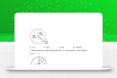 青岛63版数学六年级下册第五单元《奥运奖牌——扇形统计图》单元测试卷
