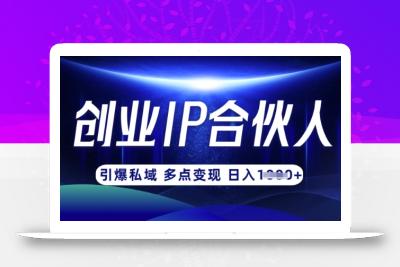 云帆·创业ip合伙人打造3.0，从0到1教你做网创，实现月入过W