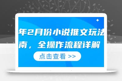 25年2月份小说推文玩法指南，全操作流程详解