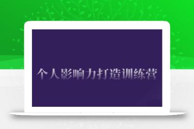 个人影响力打造训练营，掌握公域引流、私域运营、产品定位等核心技能，实现从0到1的个人IP蜕变