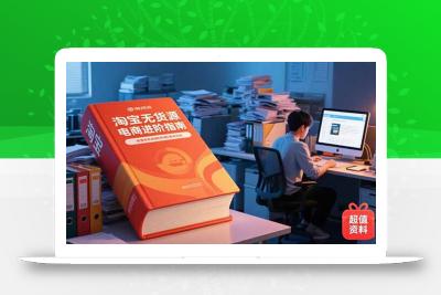 淘宝无货源电商进阶指南，包含新人课、进阶课，配套资料，蓝海选品等