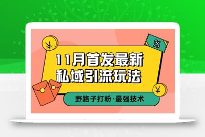 11月首发最新私域引流玩法，自动克隆爆款一键改写截流自热一体化 日引300+精准粉